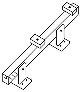 Mounting Rail from the Solar & Battery Sites 2 shape library