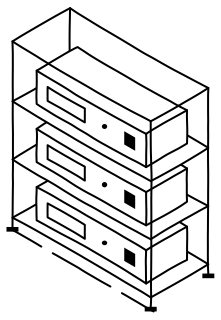 Battery Rack from the Solar & Battery Sites 2 shape library