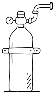 Fire Suppression Cylinder from the Solar & Battery Sites 2 shape library
