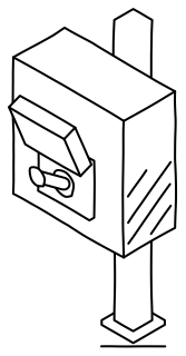 Rapid Shutdown Box from the Solar & Battery Sites 2 shape library