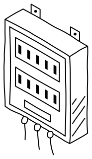 AC Distribution Board from the Solar & Battery Sites 2 shape library