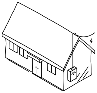 Site Load Building from the Solar & Battery Sites 2 shape library