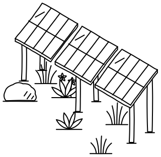 Vegetation Zone from the Solar & Battery Sites 2 shape library