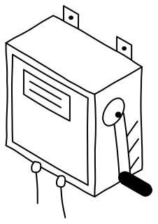 Battery DC Disconnect from the Solar & Battery Sites 2 shape library