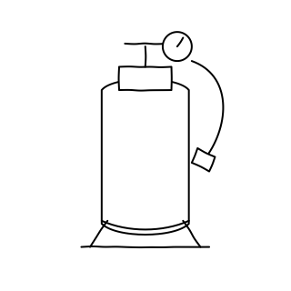 Fire Suppression Cylinder from the Solar & Battery Sites shape library