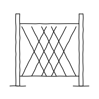 Perimeter Fence from the Solar & Battery Sites shape library