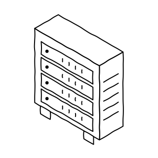 Network Cabinet from the Solar & Battery Sites shape library