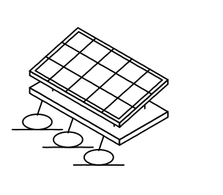 Floating PV Platform from the Solar & Battery Sites shape library