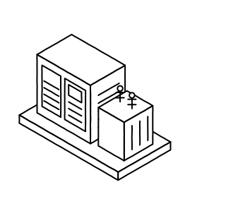 Inverter Skid from the Solar & Battery Sites shape library