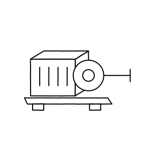 Tracker Drive from the Solar & Battery Sites shape library