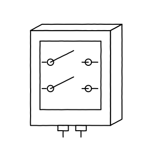 Battery DC Disconnect from the Solar & Battery Sites shape library