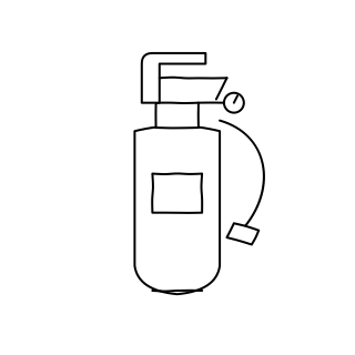 Fire Extinguisher from the Solar & Battery Sites shape library