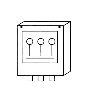 DC Junction Box from the Solar & Battery Sites shape library