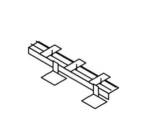 Mounting Rail from the Solar & Battery Sites shape library