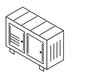 Battery Container from the Solar & Battery Sites shape library