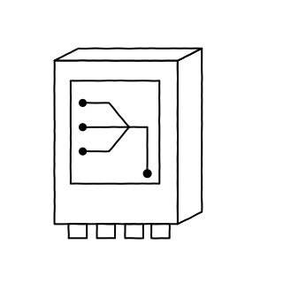 String Combiner from the Solar & Battery Sites shape library