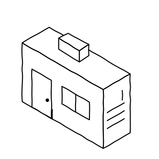 Operations Building from the Solar & Battery Sites shape library