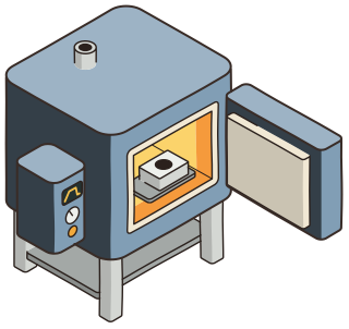 Heat Treat Furnace from the Tool & Die shape library