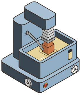 Sinker EDM from the Tool & Die shape library