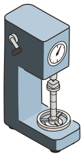 Hardness Tester from the Tool & Die shape library