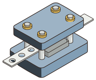 Die Set from the Tool & Die shape library