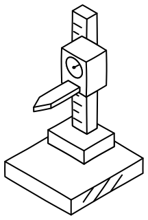 Height Gauge from the Tool & Die shape library