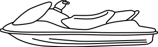 Jet Ski from the Transportation shape library