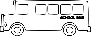 School Bus from the Transportation shape library