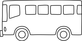 Bus from the Transportation shape library