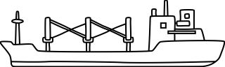 Cargo Ship from the Transportation shape library