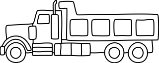 Dump Truck from the Transportation shape library