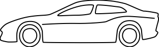Sports Car from the Transportation shape library