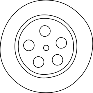 Wheel from the Transportation shape library