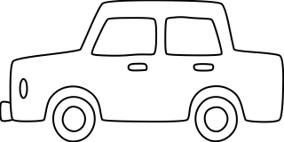 Regular Car from the Transportation shape library