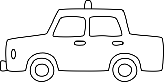 Taxi from the Transportation shape library