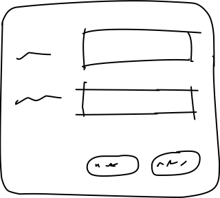 Login Form from the UI Flow shape library