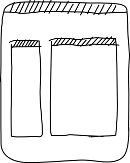 Two Columns from the UI Flow shape library
