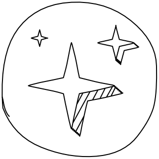 AI Sparkle Icon from the UI Flow shape library