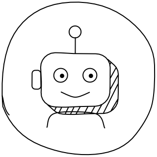 AI Assistant Icon from the UI Flow shape library