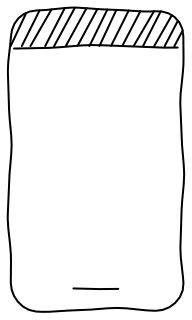 Phone Screen from the UI Flow shape library
