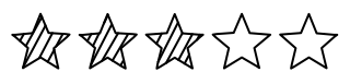 Star Rating from the UI Flow shape library