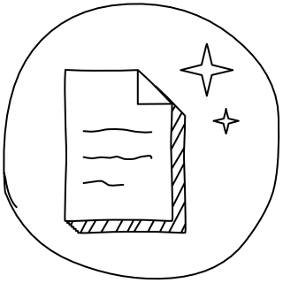 AI Summary Icon from the UI Flow shape library