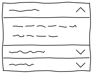 Accordion from the UI Flow shape library