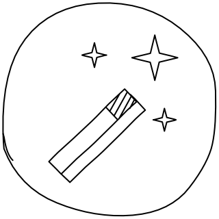 Magic Wand Icon from the UI Flow shape library