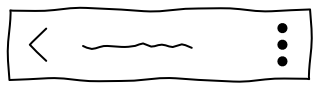App Bar from the UI Flow shape library