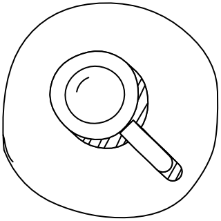 Search Icon from the UI Flow shape library