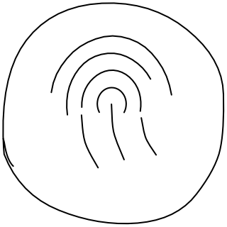 Fingerprint Icon from the UI Flow shape library