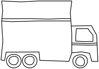 truck shipment from the Value Stream shape library