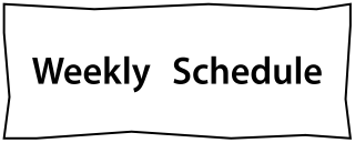 weekly schedule from the Value Stream shape library