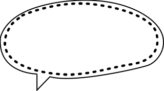wordBubble45 from the Word Bubbles shape library